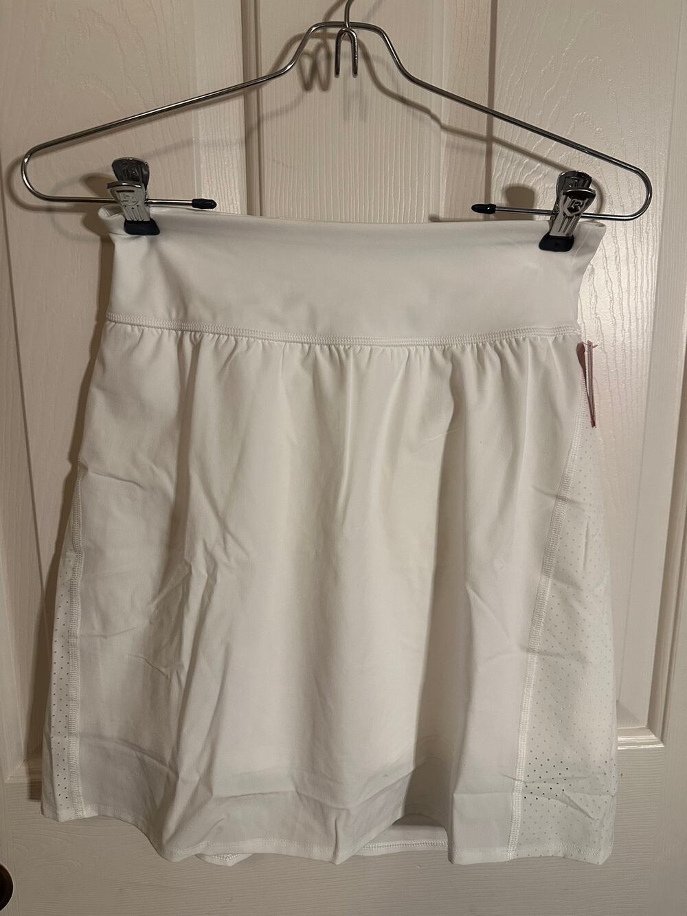 SPANX Get Moving White Athletic Shorts Women’s Small High Rise Tennis Golf